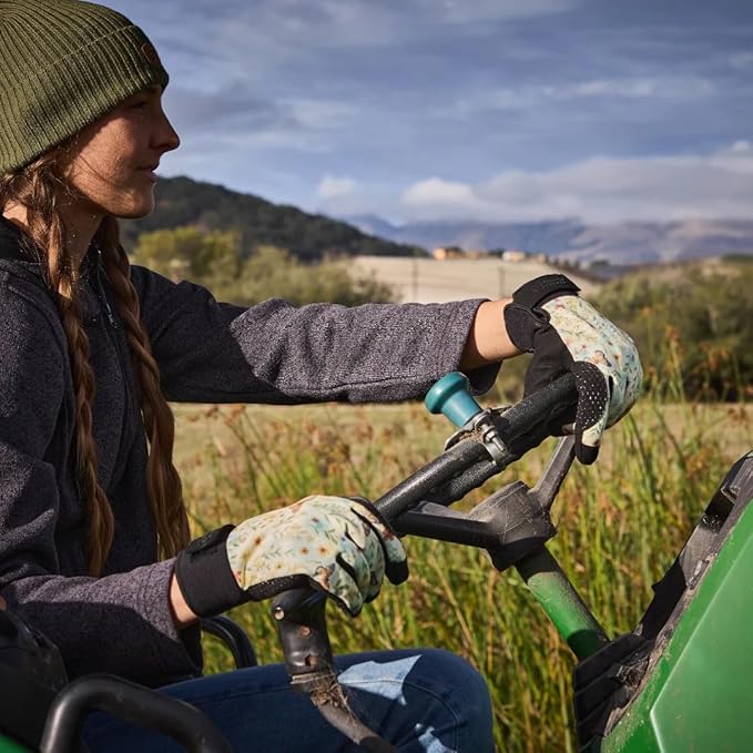 FARMER'S DEFENSE Waterproof Winter Work Gloves, Insulated, Touchscreen-Friendly, for Gardening, Snow Shoveling & Outdoor Work