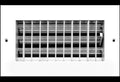 HVAC Premium 8''w x 4''h Adjustable AIR Supply Diffuser - HVAC Vent Cover Sidewall or Ceiling - Grille Register - High Airflow - White [Outer Dimensions: 9.875''w X 6''h]