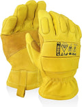 ARC FLASH Safety Gloves, Cut-Resistant Goat Skin with Para-Aramid Liner for Work, Handling, Driving