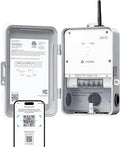 DEWENWILS Matter Smart WiFi Pool Pump Timer, 240VAC, 3HP 40A, Heavy Duty Timer Switch, Works with Apple HomeKit, Amazon Alexa, Google Home, SmartThings, 2.4GHz WiFi Only, ETL Listed