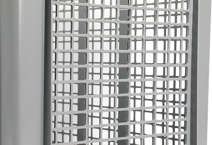 Hudson Exchange 24 x 16 x 8" Mesh Straight Wall Handled Storage Container Tote, Gray
