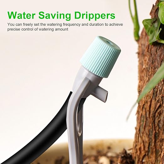 Fabater Solar Drip Irrigation Kit, WiFis Smart Automatic Watering System with Mobile APP Control and Solar Charging for Balcony Garden and Indoor Outdoor Plants