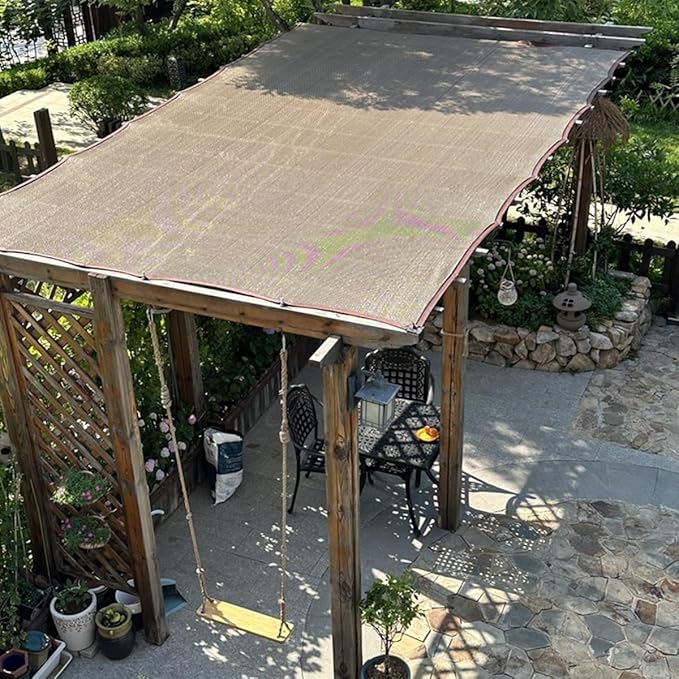 Shade Cloth,80% Sunblock Net with Metal Grommets and Reinforced Edges,Garden Sun Shade Netting,Used in Courtyards,Balconies,Carports,Greenhouse, Plants Growing,Chicken Coop Patios etc.14x20FT