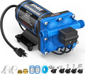 Kohree 110V AC Water Pressure Pump, 5.5GPM 55 PSI, On Demand Self-priming RV Fresh Water Pump, 4-Chamber Diaphragm Pump with Pressure Switch and Strainer for RV, Marine, Garden, Kitchen, Bathroom