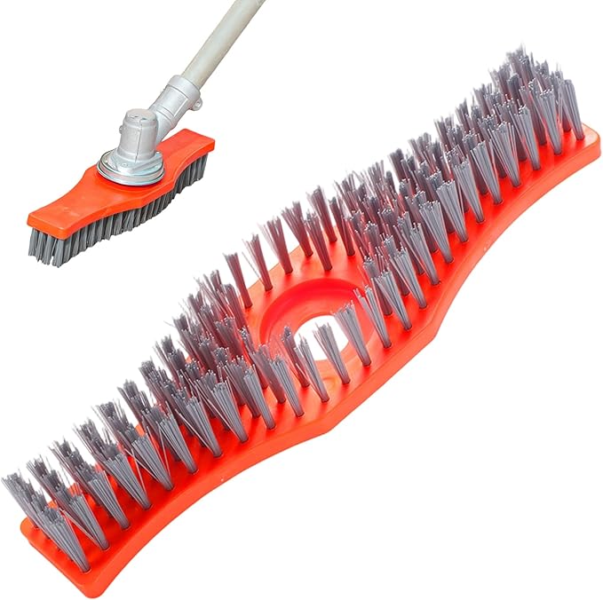 Lawn Mower Cleaning Brush, Efficient Debris Handling, 29.5x4.7cm, Garden Yard Brush, Dirt Removal Tool, Mowing Machine Accessory, for Tiles Farm Equipment Outdoor Floors