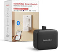 Switchbot Smart Switch Button Pusher (Bluetooth) – Fingerbot for Rocker Switch/One-Way Buttons, App Timer Control, No Wiring, Optional Hub Required for Voice/Remote, Black
