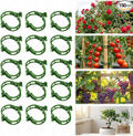 150 pcs Plant Support Clips, Reusable Plastic Garden Clips for Climbing Plants, Trellis Clips for Tomato, Grape Vine and Vegetable Plant Fixing (150, Green)