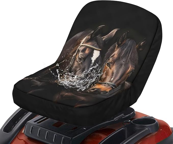 Horse Riding Lawn Mower Seat Cover for Tractor Accessories,Universal Fit Tractor Seat Cover Compatible with Cub Cadet, Lawn Tractor Seat Cover
