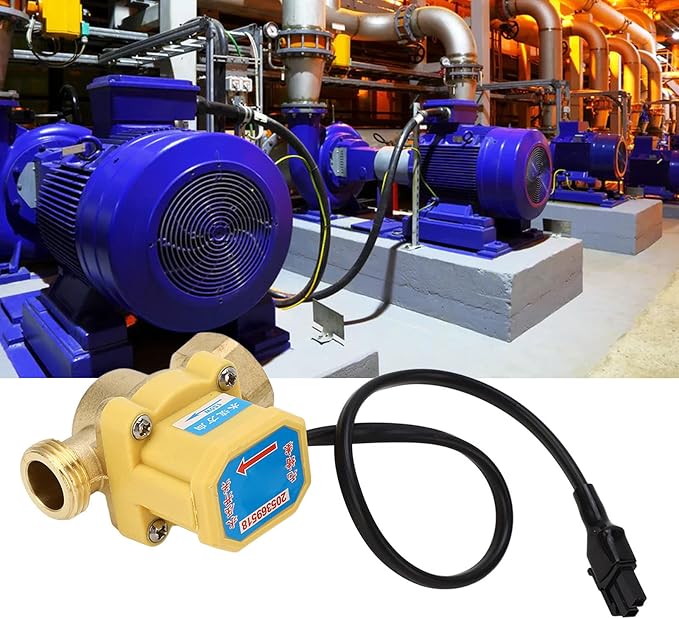 Universal Water Pump Pressure Switch Adjustable Automatic Water Pressure Booster Pump Controller ABS Brass Construction G3/4 to G1/2 Size for Home Industrial Use 2A Current