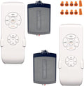 Humpptom 2 Pack Fan Remote Control Kit, Small Size Receiver Ceiling Fan Remote Control Control for Hunter/Harbor Breeze/Westinghouse/Honeywell/Other Ceiling Fan Humpptom Small Size