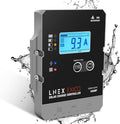 LNEX Solar Charge Controller Waterproof, 10A Super Thin Panel Battery Intelligent Regulator With LCD Display 12V/24V PWM Controller for LiFePO4, AGM, Gel, Flooded and Lithium Battery