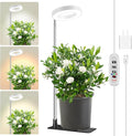 Aokrean Grow Lights for Indoor Plants, Full Spectrum Plant Lights for Indoor Growing with with 3/9/12H Timer, 3 Color Modes, 10 Brightness, 6.5"-26" Height Adjustable Small Grow Light, 1 Pack(3.4in)
