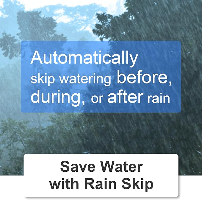 LinkTap G1S Wireless Water Timer & Gateway - Smart Sprinkler Timer with App, Remote Irrigation for Garden, Weather Aware, Greater Range Than WiFi, Anti-Freeze Protection, 2 Year Battery Life, IP66