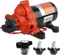 SEAFLO 33 Series DC Diaphragm Pump – 4-Year Warranty! 12V, 3.0 GPM, 45 PSI, Self-Priming, Run Dry Safe, Built-In Pressure Switch | Ideal for Marine, RV, and Water Systems