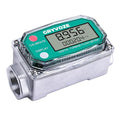 3/4 Inch Digital Turbine Fuel Flow Meter, 0.8-13.2 GPM Inline NPT Thread Flowmeter for Water, Diesel, Gas Oil, Gasoline, Kerosene, Methanol, and Other Liquids-Supports Gallon, QTS, PTS, L, m³