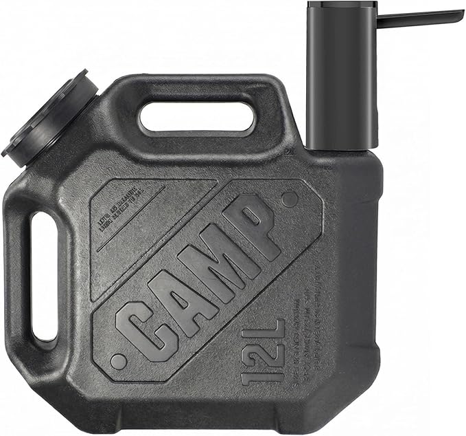 ASIEIT 3.2 Gallon Portable Camping Water Jug Dispenser, Leak Proof Large Capacity Water Storage Tank with Automatic Touch Control Pump, Outdoor RV Hiking Picnic Emergency Water Container