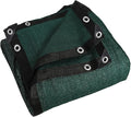 90% Green Colored Shade Cloth 12 ft X 12 ft, Heavy Duty HDPE Mesh Sun Shade Tarp with Grommets for Garden Greenhouse Pergola Patio Plant Kennel UV Protection