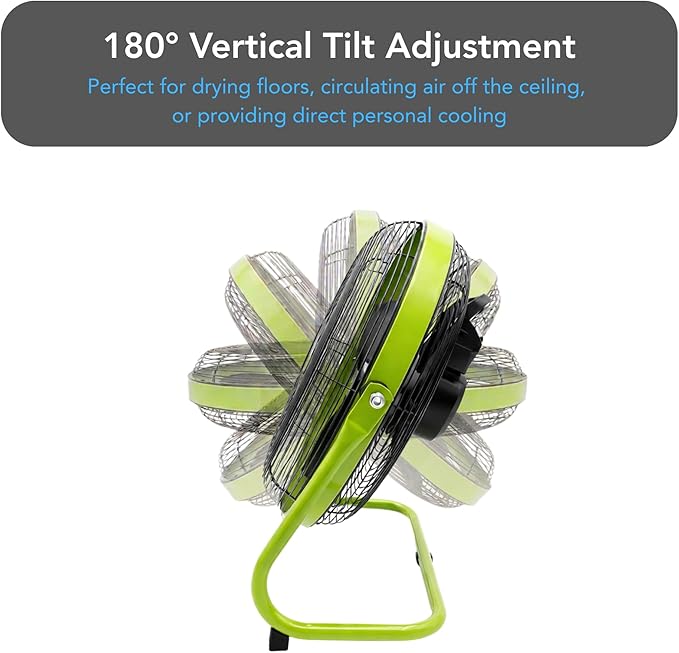 Comfort Zone 9-Inch High-Velocity Desk Fan, All-Metal 3-Speed Turbo Air Circulator with 180° Tilt, Quiet Small Table Fan for Office, Bedroom, and Home, Fully Assembled, ETL Listed