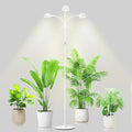 LORDEM Full Spectrum Plant Light for Indoor Growing,Tri-Head Grow Light with Stand for Large Plants,Auto ON/Off Timer 6/8/12/16H, 5 Dimmable Levels, 20-70 inches Adjustable Height