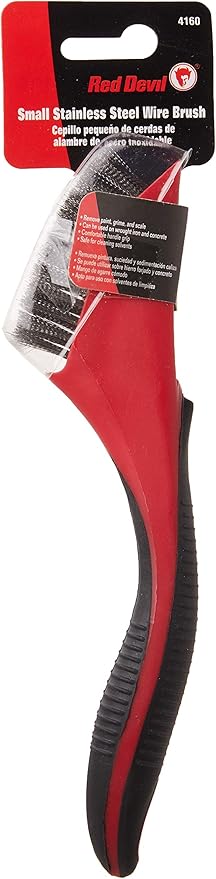 Red Devil 4160 8-Inch Soft Grip Stainless Steel Wire Brush