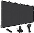 Shade&Beyond Customized Size 90% Sun Shade Cloth with Grommets, 12' X 16' Pergola Shade Cover Canopy, Mesh Tarp Sun Screens for Patio, Outdoor, Garden, Backyard, Dark Gray, GN08