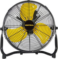 VENTISOL 12 Inch Portable Floor Fan, 3 Speed Metal Industrial Shop Fans with 180° Tilt, 1700 CFM High Velocity Heavy Duty Fan, for Bedroom, Garage, Workshop