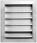 HVAC Premium 10"W x 12"H Aluminum Exterior Gable Louver Vent for Walls & Crawlspace - Weather-Resistant Air Grille with Screen Mesh - [Overall Size 11.75"W x 13.75"H]