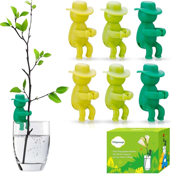 Yhtpouqe 6 Pcs Plant Propagation Buddy, Propagated Plant Holders for Sprouts, Stems & Shoots and cuttings, Sturdy Support for Indoor Plants & Propagation Station Use, Ideal Gifts for Plants Lovers