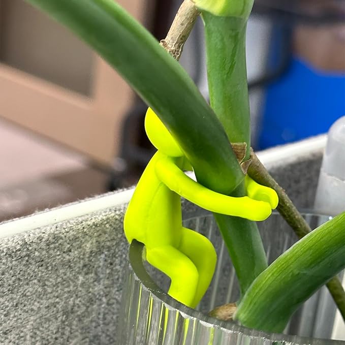 6PCS Plant Propagation Buddy – Cute Plant Supports for Buds, Stems & Cuttings – Indoor Gardening Propagation Station Accessories – Fun & Practical Gift for Plant Lovers, Easter & Holidays