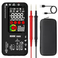 BSIDE Smart Digital Multimeter Infrared Thermometer Rechargeable 9999 Counts Voltmeter, D:S=12:1, Measure High/Low Voltage Diode, Capacitance Amp Tester for HVAC LED Electronic Automotive Electrician