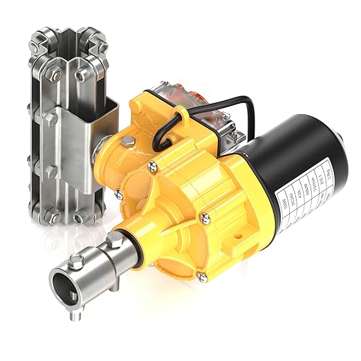 Greenhouse Film Roll Up Motor, 24V 100W Greenhouse Cooling System Roll-up Motor with Climber for Greenhouse Ventilation Clearance, Greenhouse Parts Accessories