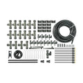 Vego Garden Irrigation Kit - Drip Irrigation System for Raised Garden Beds, Efficient Watering Solution for Vegetables, Flowers, and Plants, Easy DIY Installation (Large)