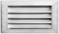 HVAC Premium 24"W x 10"H Aluminum Exterior Gable Louver Vent for Walls & Crawlspace - Weather-Resistant Air Grille with Screen Mesh - [Outer Dimensions 25.75"W x 11.75"H]