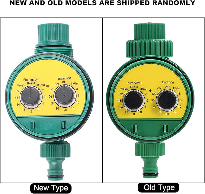 Automatic Watering Timer, Garden Irrigation Controller, Green Compact - Waterproof Durable, Adjustable Outdoor Sprinkler, Ideal for Lawn and Balcony