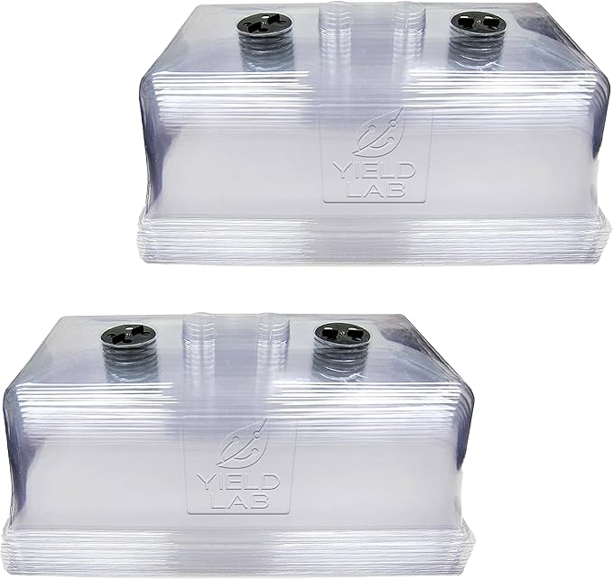 7 Inch Clone Dome - 25 Pack Humidity Vented Domes – Plant Growing Propagation Dome for Seedling, Germination, Soil & Hydroponic Horticulture