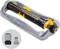 Melnor 65154AMZ XT Turbo Oscillating Sprinkler,Metal Base,4,500 sq. ft.,Quick Connect Bundle,3-Way Adjustable,Black,Yellow,(Pack of 12)