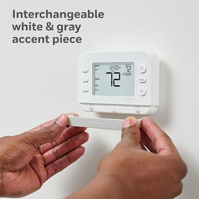 NEW! Honeywell Home Smart Thermostat, Conventional/Heat Pump Compatibility, WiFi Thermostat for Home, X2S, White