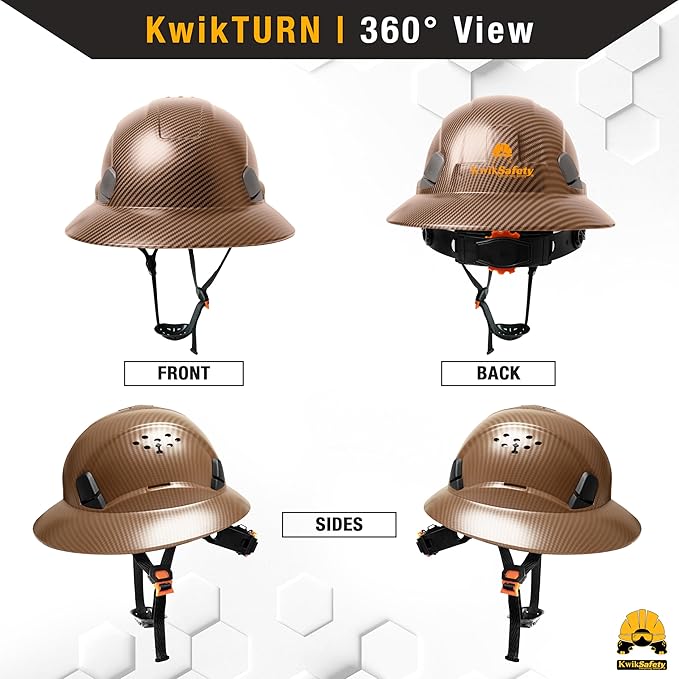 KwikSafety - Charlotte, NC - Hard Hats [Full Brim, Cap Style, Climbing Style] Type 1, Class C ANSI OSHA