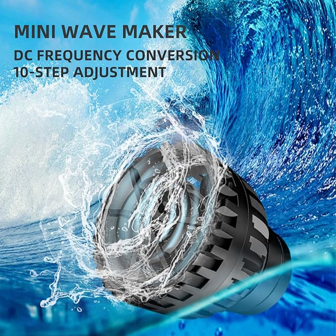 Mini Aquarium Pump Wave maker For Aquarium USB Power Connector 530GPH (2000L/H) Circulation Water Pump 5W DC 5V With Magnetic DC Powerhead For Tanks Up to 14 Inches And 5 10 20 Gallons Fish Tank