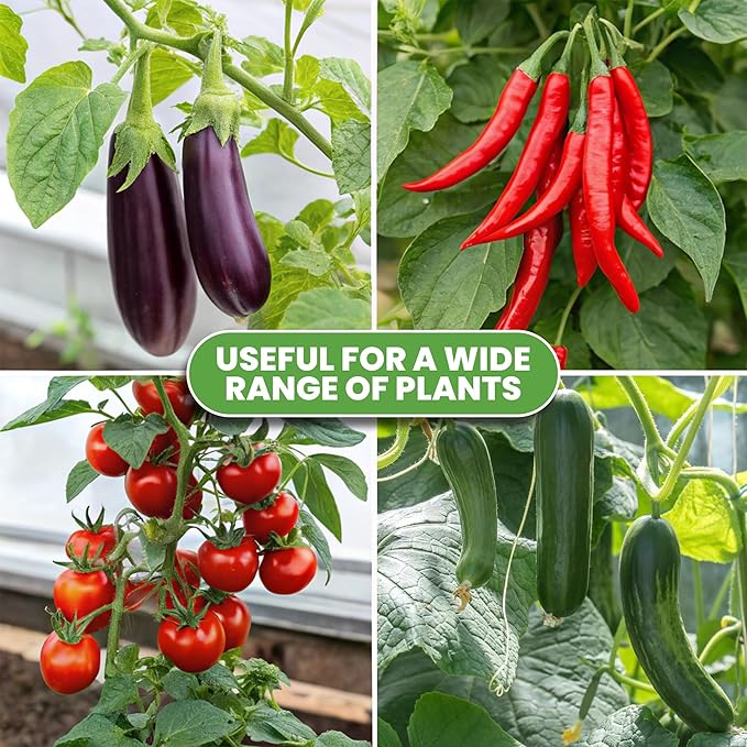 Tomato Cage - Large Trellis Stakes and Plant Support Structures for Vegetables and Climbing Plants - Tall Tomato Cages for Garden, Pots, Raised Garden Bed Outdoor Supplies (1 Pack - Up to 48")
