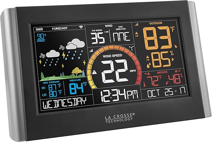 La Crosse Technology Wireless Wi-Fi Digital Weather and Wind Station (V21-WTH)