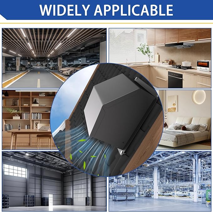 4 Inch Dryer Vent Cover Outside with Removable Mesh, Exterior Vent Cover External Cap with Rubber Cushioned Non-Return Flap, High Quality Metal Outdoor Dryer Wall Vent Cover for House/Range Hood/AC