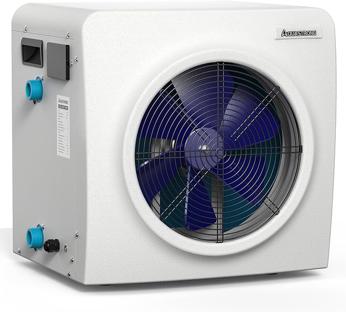 AQUASTRONG Swimming Pool Heat Pump,Electric Pool Heater for Above Ground and Inground Pool,Heating and Cooling Pool Heater Pools Up to, 5000 Gallons
