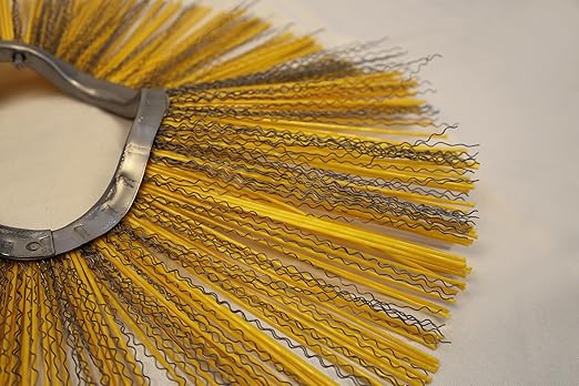 MB Replacement Brushes, 32 x 10 Inch Convoluted Poly/Wire Wafers, for Various Sweeping Brooms and Machines, Pack of 25