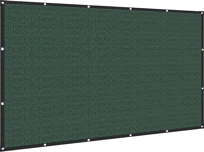 80% Shade Cloth-Durable UV Blocking Mesh Tarp for Garden,Patio,Greenhouse & Chicken Coop-Sun Shade Cover with Grommets for Plants,Dog Kennel,Outdoor Use[Green3×6FT]