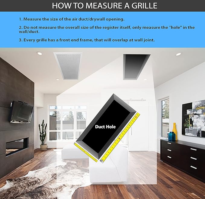 HVAC Premium 12"w X 6"h 1-Way Air Vent Adjustable Aluminum Curved Blades Integral Multi-Shutter Damper HVAC Diffuser [Outer Dimensions: 13.75"W X 7.75"H]