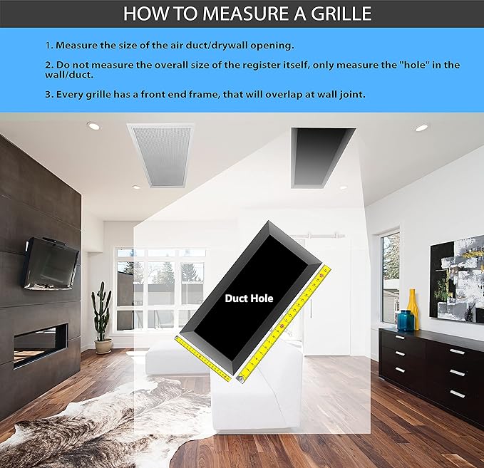 18"w X 12"h Aluminum Exterior Vent for Walls & Crawlspace - Waterproof & Rain Block - with Screen Mesh - HVAC Weather Grille [Outer Dimensions: 19.5"w X 13.5"h]