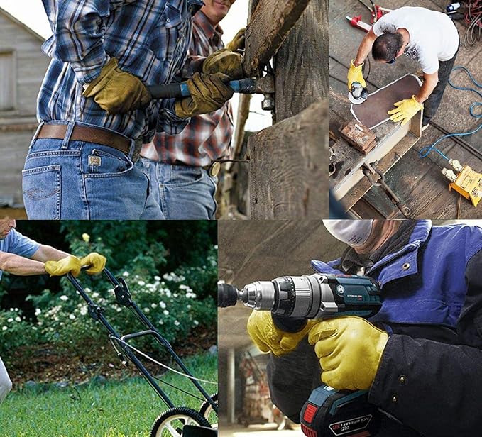 ARC FLASH Safety Gloves, Cut-Resistant Goat Skin with Para-Aramid Liner for Work, Handling, Driving