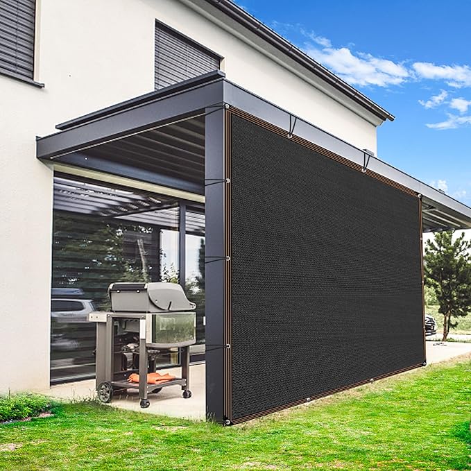 Shade Cloth - 70-90% Sunblock Net for Garden Patio,Shade Sails for Plants Greenhouse Outdoor Pergola Lawn Swimming Sun Shade Cloths for Kennel Chicken Coop Easier to Hang Shade Net Cover