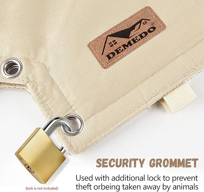 Backflow Preventer Cover, Backflow Pressure Vacuum Breaker Covers for Winter, Insulated Cover Pouch for Irrigation Sprinkler Backflow Valve, Outdoor Faucet Covers for Snow or Sun Exposure – Beige